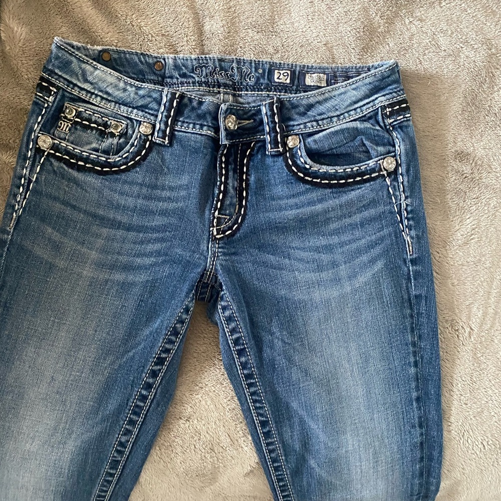 Miss Me Jeans with Ornate Embroidery - Picture 2 of 7